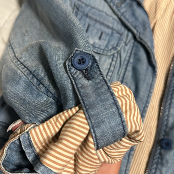 Anthro Marrakech utility denim lined jacked - Picture 5 of 12